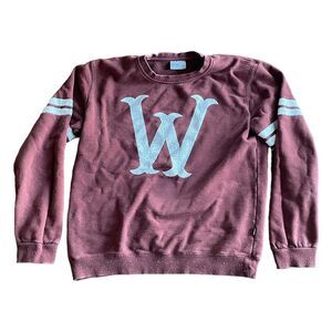 WeSC Red Sweatshirt Sz Medium Wisconsin